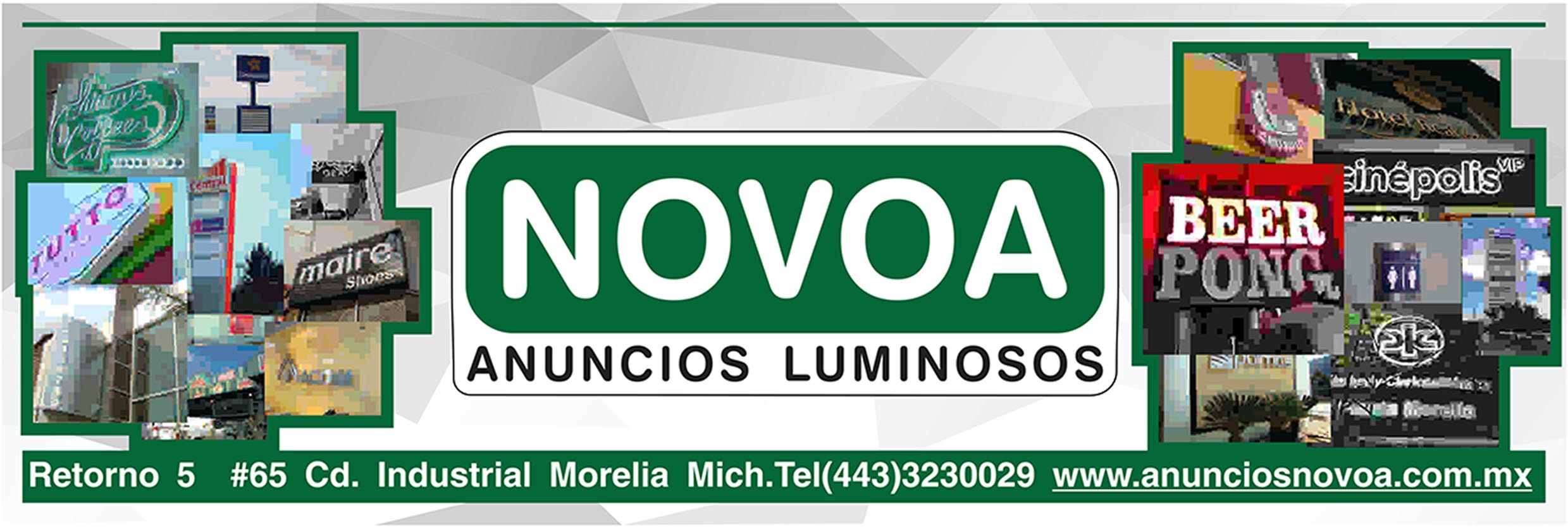 Novoa, Anuncios Luminosos